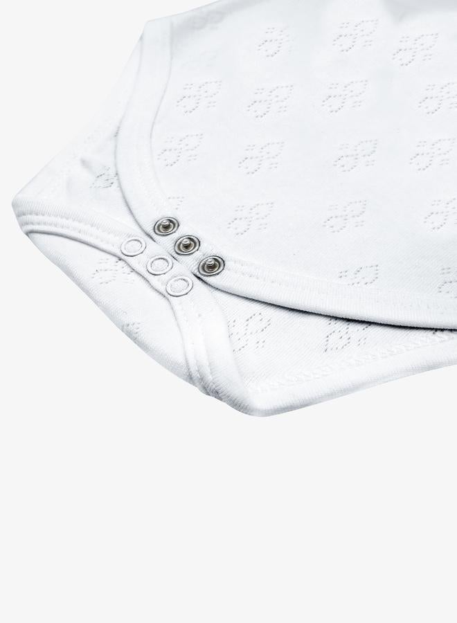 بابيز_بيسك طقم 3 قطع - بودي سوت بلا اكمام 100% قطن سوبر كومبد - Image 4